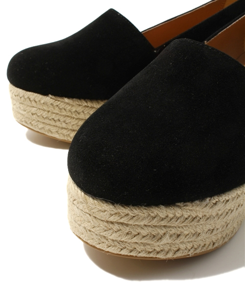 mystic（ミスティック）の「【web限定価格】厚底ジュートスリッポン（サンダル・レディース・オフホワイト/ブラック/ベージュ・37/38/36）」の6枚目の写真