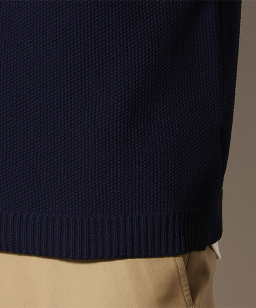 COMME　CA COMMUNE（コムサコミューン）の「カノコ　ニットベスト（ニット/セーター・メンズ・ベージュ/ネイビー・MEDIUM/LARGE）」の10枚目の写真