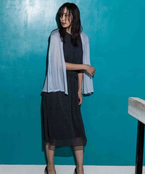 A/C DESIGN BY ALPHA CUBIC（エーシーデザインバイアルファキュービック）の「◇カタログ掲載◇着流しカーディガン（カーディガン/ボレロ・レディース・ピンク/サックスブルー/ライトグレー/ネイビー・M size/L size）」の17枚目の写真