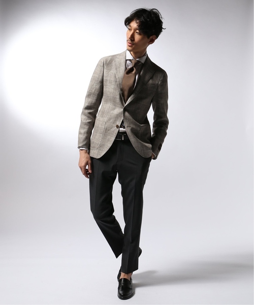 EDIFICE（エディフィス）の「タンピンジャケット ベージュ カスリ 