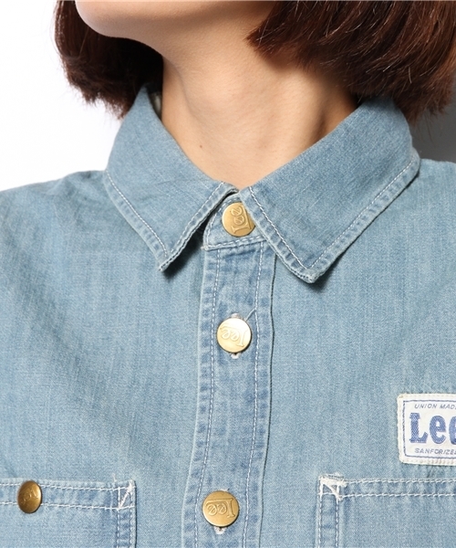 Lee（リー）の「LEE（リー） C WORK ワンピース（ワンピース・レディース・ライトブルー/コバルトブルー・SMALL/MEDIUM）」の8枚目の写真