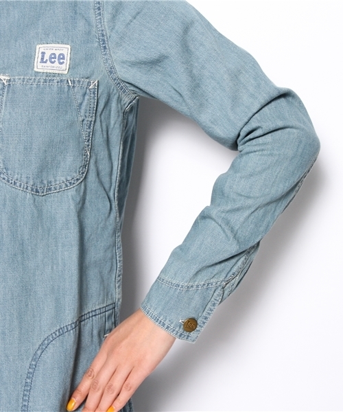 Lee（リー）の「LEE（リー） C WORK ワンピース（ワンピース・レディース・ライトブルー/コバルトブルー・SMALL/MEDIUM）」の9枚目の写真