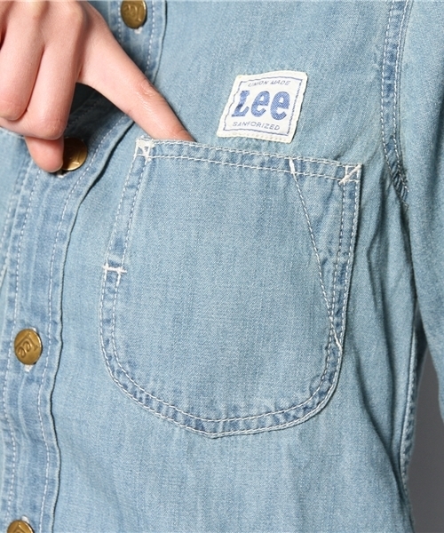 Lee（リー）の「LEE（リー） C WORK ワンピース（ワンピース・レディース・ライトブルー/コバルトブルー・SMALL/MEDIUM）」の10枚目の写真