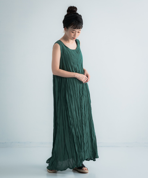 Relaxノースリーブワンピース ワンピース Libra Libra Libra セール Cue リブラ ワンピース キュー のファッション Cue リブラ