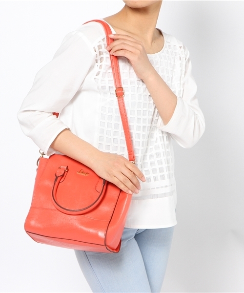 CIAOPANIC（チャオパニック）の「【Ciaopanic】　バイカラースクエア2WAYSD（ショルダーバッグ・レディース・アイボリー/ブルー/ブラック/ピンク・0）」の11枚目の写真