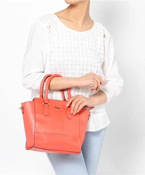 CIAOPANIC（チャオパニック）の「【Ciaopanic】　バイカラースクエア2WAYSD（ショルダーバッグ・レディース・アイボリー/ブルー/ブラック/ピンク・0）」の12枚目の写真