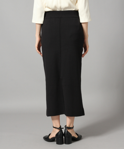 LOWRYS FARM（ローリーズファーム）の「ニットタイトスカート　850507（スカート・レディース・アイボリー/ブラック/ブラウン/ミント・FREE）」の7枚目の写真