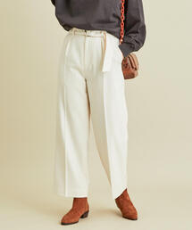 BEAUTY&YOUTH UNITED ARROWS | BY∴ ウールタックベルトワイドパンツ(その他パンツ)