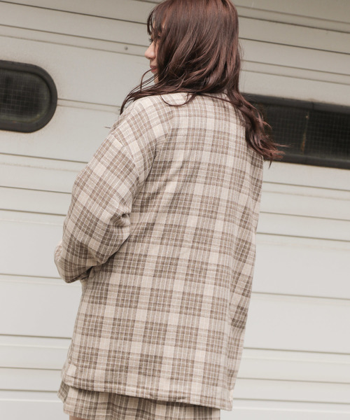 apres jour（アプレジュール）の「チェックWジャケット【ZOZOTOWN限定