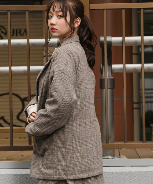 apres jour（アプレジュール）の「チェックWジャケット【ZOZOTOWN限定