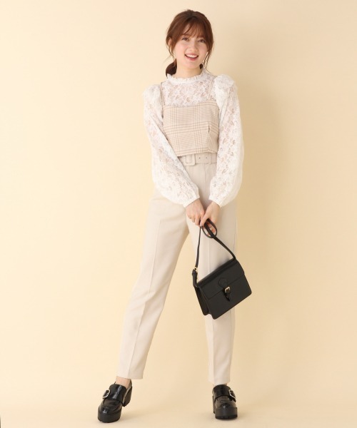 Heather（ヘザー）の「ビスチェレースSET 860386（シャツ