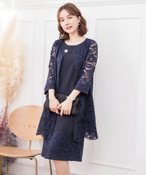 DRESS STAR(ドレス スター)の「結婚式ワンピースセットアップドレスパーティードレス(ドレス・レディース・ブラック/ベージュ/ネイビー/ブルー・M/L/XL/XXL/XXXL/S)」の3枚目の写真