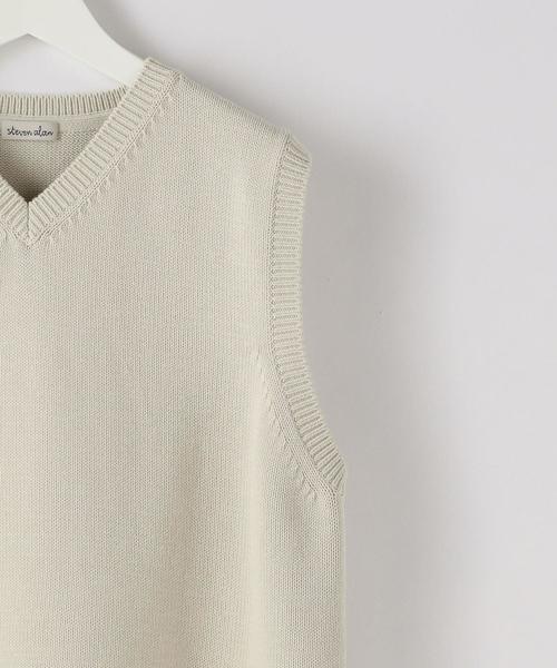 【現行品】Steven Alan Vネック ニット ベスト steven alan - 【steven alan】Vネック ニットベストの通販 by