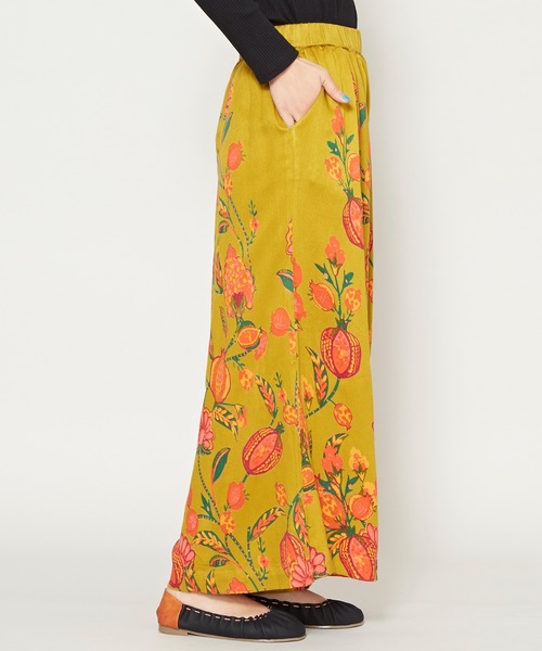 チャイハネ(チャイハネ)の「【チャイハネ】yul オリエンタルフラワーワイドパンツ(その他パンツ・レディース・ブルー/マスタード/ホワイト・FREE)」の7枚目の写真