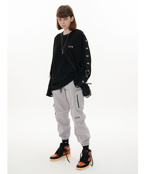 OY(オーワイ)の「3ロゴミニクロスサコッシュバッグ/BAG(ボディバッグ/ウエストポーチ・メンズ・ブラック・FREE)」の3枚目の写真