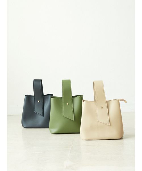 dazzlin（ダズリン）の「ワンハンドルミニバッグ（ハンドバッグ・レディース・アイボリー/グリーン/ブラック・FREE）」の4枚目の写真