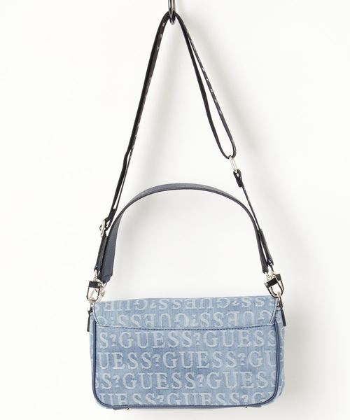 Guess（ゲス）の「BRIGHTSIDE Denim Shoulder Bag（ハンドバッグ）」 WEAR