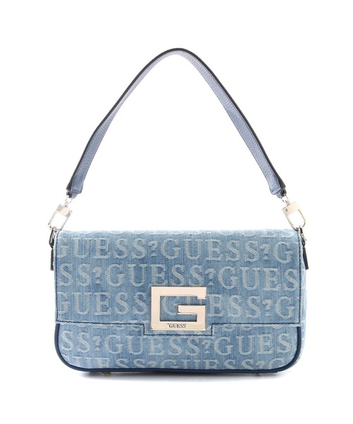 Guess（ゲス）の「BRIGHTSIDE Denim Shoulder Bag（ハンドバッグ）」 WEAR