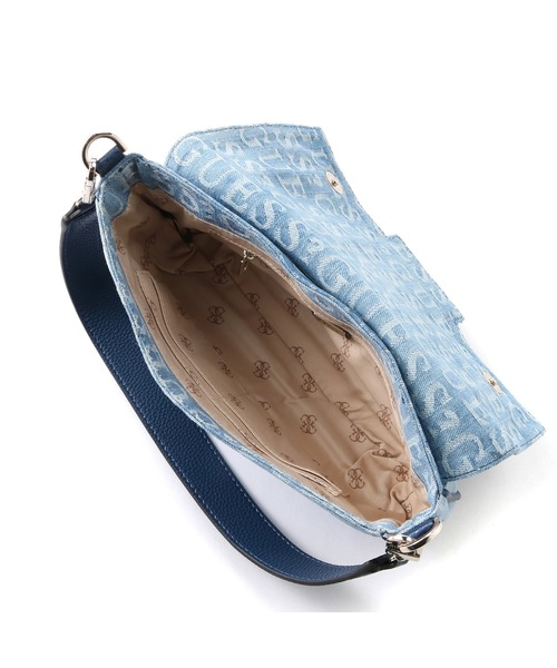 Guess（ゲス）の「BRIGHTSIDE Denim Shoulder Bag（ハンドバッグ）」 WEAR
