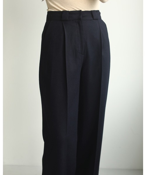 TODAYFUL（トゥデイフル）の「タックウールトラウザース（その他パンツ・レディース・ベージュ/ネイビー/ラベンダー/レッド系その他/キナリ・36inch/38inch）」の9枚目の写真