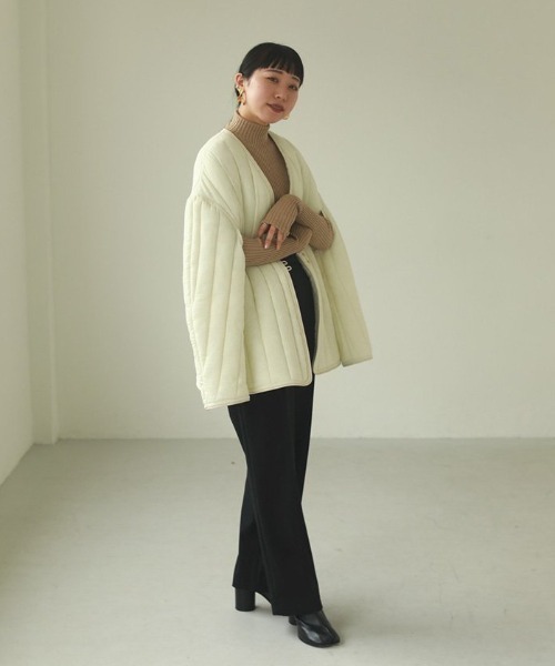 TODAYFUL（トゥデイフル）の「タックウールトラウザース（その他パンツ・レディース・ベージュ/ネイビー/ラベンダー/レッド系その他/キナリ・36inch/38inch）」の7枚目の写真