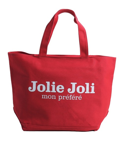 sankyo shokai（サンキョウショウカイ）の「[Jolie Joli] ショッピングトートバッグ（トートバッグ・レディース・レッド/ネイビー/アイボリー/ホワイト×ネイビー/ブラック/ピンク・FREE）」の8枚目の写真