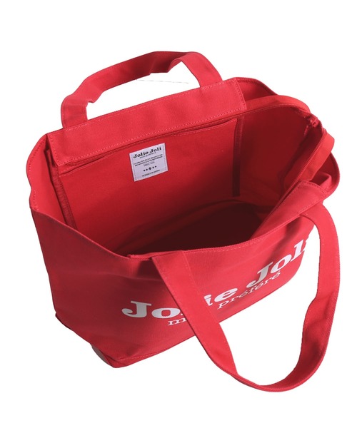 sankyo shokai（サンキョウショウカイ）の「[Jolie Joli] ショッピングトートバッグ（トートバッグ・レディース・レッド/ネイビー/アイボリー/ホワイト×ネイビー/ブラック/ピンク・FREE）」の16枚目の写真