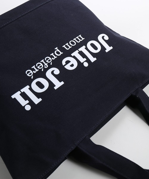 sankyo shokai（サンキョウショウカイ）の「[Jolie Joli] ショッピングトートバッグ（トートバッグ・レディース・レッド/ネイビー/アイボリー/ホワイト×ネイビー/ブラック/ピンク・FREE）」の19枚目の写真