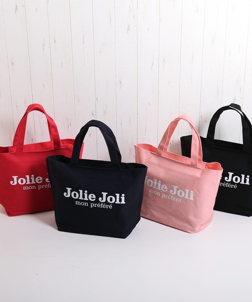 sankyo shokai（サンキョウショウカイ）の「[Jolie Joli] ショッピングトートバッグ（トートバッグ・レディース・レッド/ネイビー/アイボリー/ホワイト×ネイビー/ブラック/ピンク・FREE）」の21枚目の写真