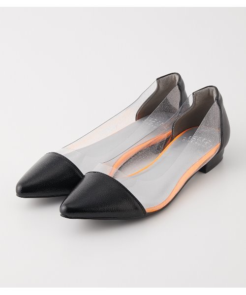 Neonクリアフラットパンプス