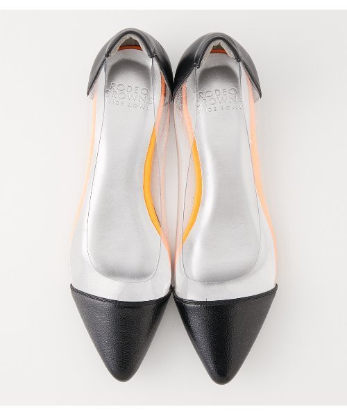 Neonクリアフラットパンプス