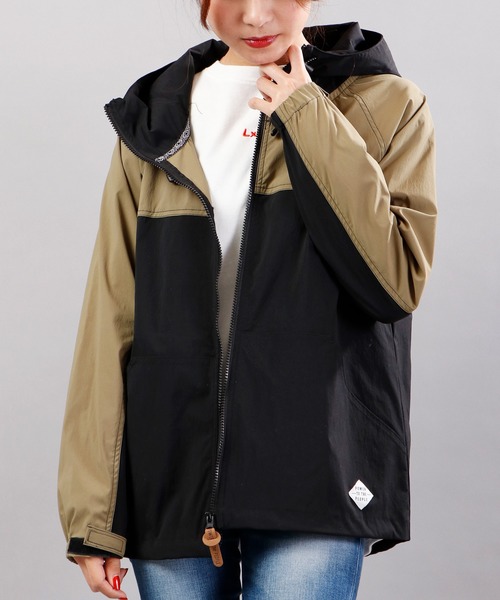 POWER TO THE PEOPLE（パワートゥーザピープル）の「【POWER TO THE PEOPLE】パッカブル ムービングストレッチ 配色切替マウンテンパーカー（マウンテンパーカー・メンズ・ベージュ/マルチ/ブラック/レッド/ブラウン・L/M/S/LL）」の6枚目の写真