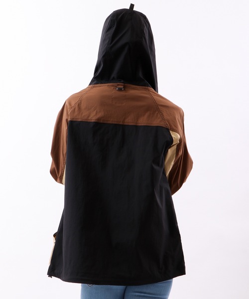 POWER TO THE PEOPLE（パワートゥーザピープル）の「【POWER TO THE PEOPLE】パッカブル ムービングストレッチ 配色切替マウンテンパーカー（マウンテンパーカー・メンズ・ベージュ/マルチ/ブラック/レッド/ブラウン・L/M/S/LL）」の16枚目の写真