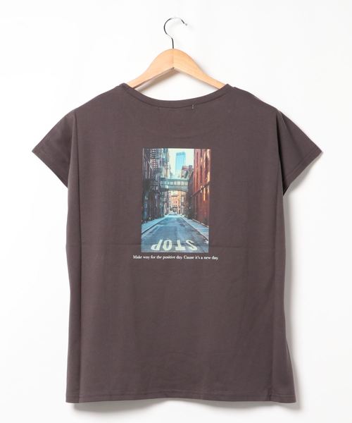 KOBE LETTUCE（コウベレタス）の「選べる2タイプ フォトTシャツ（Tシャツ/カットソー・レディース・ホワイト系その他/オフホワイト/グレー系その他/チャコール・FREE）」の10枚目の写真