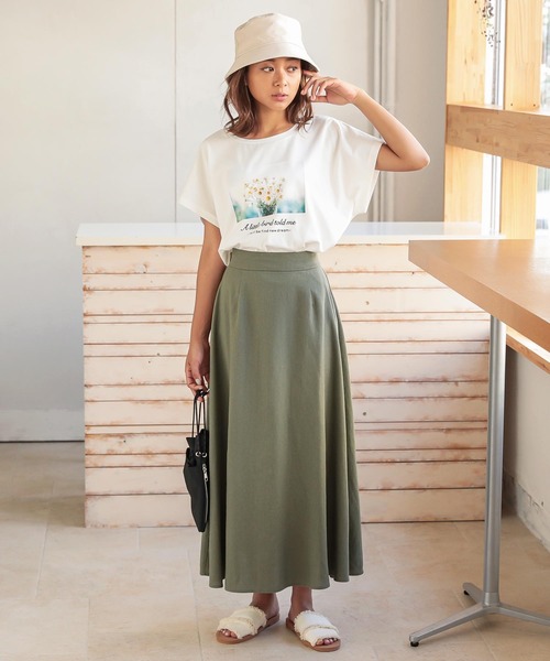 KOBE LETTUCE（コウベレタス）の「選べる2タイプ フォトTシャツ（Tシャツ/カットソー・レディース・ホワイト系その他/オフホワイト/グレー系その他/チャコール・FREE）」の18枚目の写真