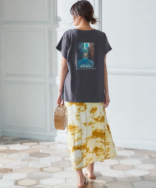 KOBE LETTUCE（コウベレタス）の「選べる2タイプ フォトTシャツ（Tシャツ/カットソー・レディース・ホワイト系その他/オフホワイト/グレー系その他/チャコール・FREE）」の22枚目の写真