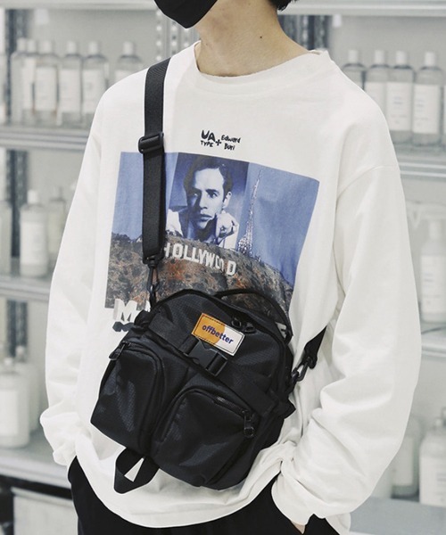 WESTBOY（ウエストボーイ）の「スクエアショルダーバッグ WB2010【WB ORIGINALS】（ショルダーバッグ・メンズ・ブラック/グリーン・FREE）」の16枚目の写真