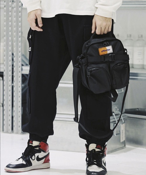 WESTBOY（ウエストボーイ）の「スクエアショルダーバッグ WB2010【WB ORIGINALS】（ショルダーバッグ・メンズ・ブラック/グリーン・FREE）」の20枚目の写真