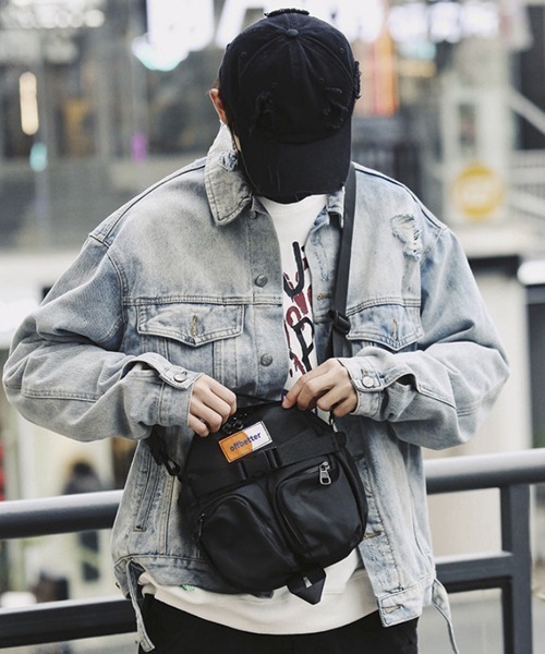 WESTBOY（ウエストボーイ）の「スクエアショルダーバッグ WB2010【WB ORIGINALS】（ショルダーバッグ・メンズ・ブラック/グリーン・FREE）」の22枚目の写真