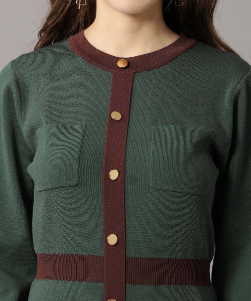 Andemiu（アンデミュウ）の「ハイショクセットアップフウワンピース  