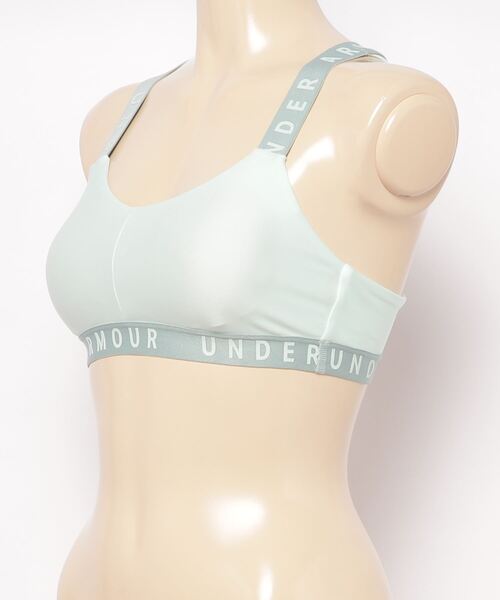 UNDER ARMOUR（アンダーアーマー）の「UAワードマーク ストラッピー スポーツレット(トレーニング/WOMEN)（スポーツブラ・レディース・ターコイズブルー/ブラック・SM/XL/MD/LG）」の3枚目の写真