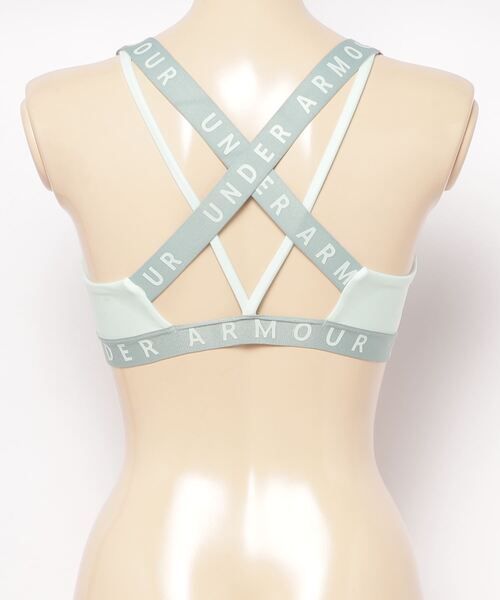 UNDER ARMOUR（アンダーアーマー）の「UAワードマーク ストラッピー スポーツレット(トレーニング/WOMEN)（スポーツブラ・レディース・ターコイズブルー/ブラック・SM/XL/MD/LG）」の4枚目の写真