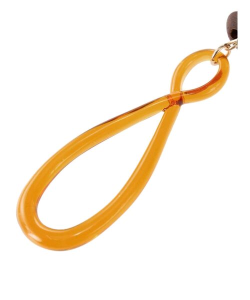 MERCURYDUO（マーキュリーデュオ）の「メタルツイストイヤリング（イヤリング・レディース・ブラウン/クリア・FREE）」の6枚目の写真