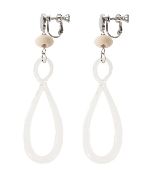 MERCURYDUO（マーキュリーデュオ）の「メタルツイストイヤリング（イヤリング・レディース・ブラウン/クリア・FREE）」の7枚目の写真