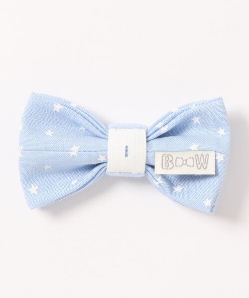BOW（ボウ）の「【BOW /ボウ】息子に恋する蝶ネクタイ♪ ボタンにラクラク取付け♪（蝶ネクタイ・キッズ・ブルー/ライトブルー/ブラック系その他・ONE SIZE）」の4枚目の写真