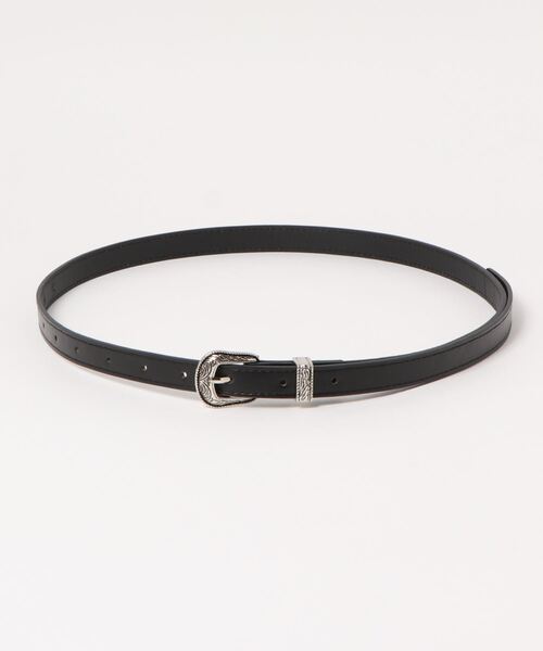 EPIMI E'PIMMY（エピミエピミー）の「【ユニセックス】デザインバックルベルト（ベルト・メンズ・ブラック・FREE）」の3枚目の写真