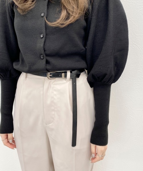 EPIMI E'PIMMY（エピミエピミー）の「【ユニセックス】デザインバックルベルト（ベルト・メンズ・ブラック・FREE）」の4枚目の写真