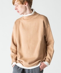 rehacer : Over Size Fake Layerd Knit / オーバーサイズ フェイク レイヤード ニット