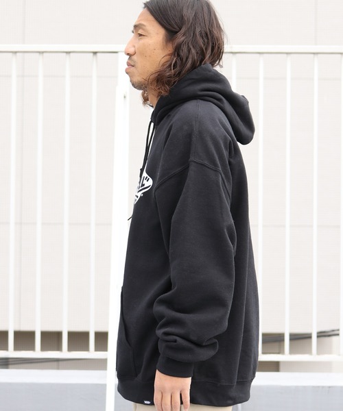 VANS(バンズ)の「VANS/ヴァンズ SK80TW Pull Over Hoodie パーカー(パーカー・メンズ・グレー/ブラック×ホワイト/ホワイト×ブラック・L/M/XL)」の4枚目の写真