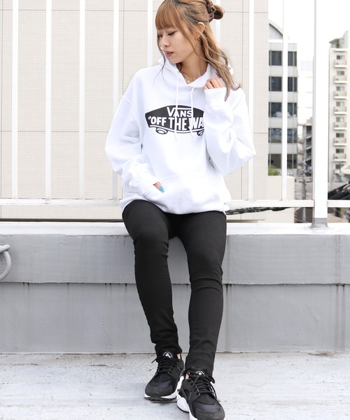 VANS(バンズ)の「VANS/ヴァンズ SK80TW Pull Over Hoodie パーカー(パーカー・メンズ・グレー/ブラック×ホワイト/ホワイト×ブラック・L/M/XL)」の16枚目の写真